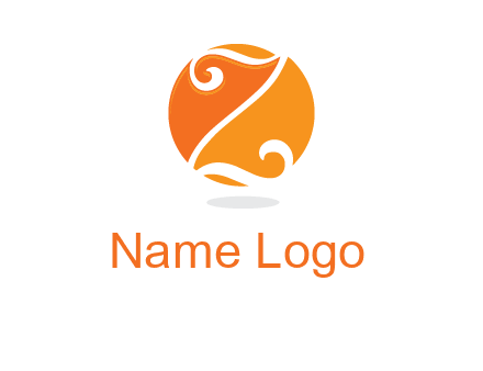 script letter Z in circle logo