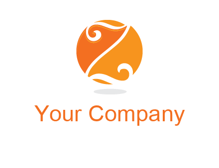 script letter Z in circle logo