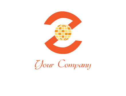 letter z globe logo