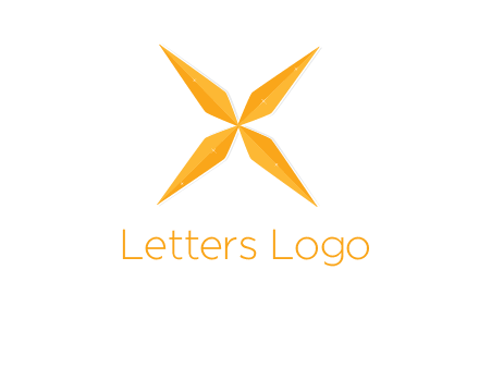 abstract letter X logo