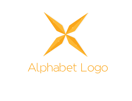 abstract letter X logo