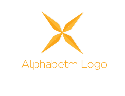 abstract letter X logo