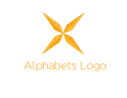 abstract letter X logo