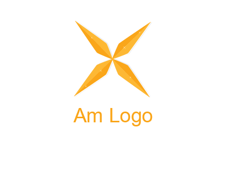 abstract letter X logo