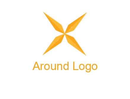 abstract letter X logo