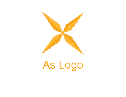 abstract letter X logo