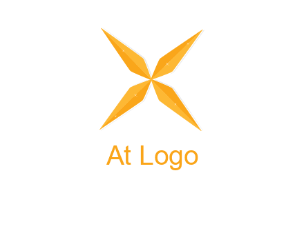 abstract letter X logo