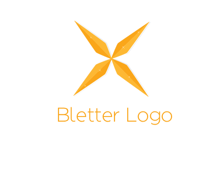 abstract letter X logo