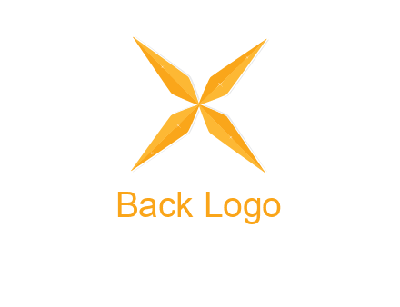 abstract letter X logo