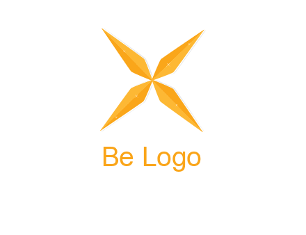 abstract letter X logo