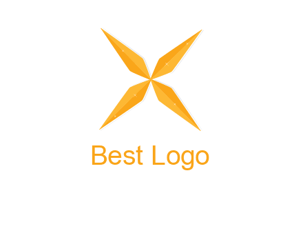 abstract letter X logo