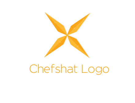 abstract letter X logo