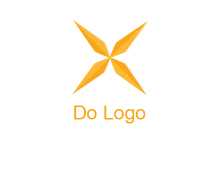 abstract letter X logo