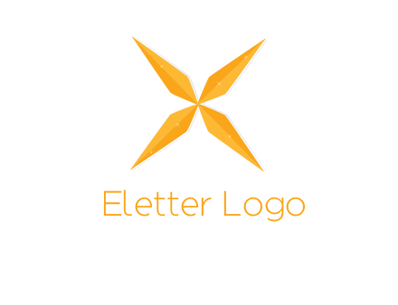 abstract letter X logo