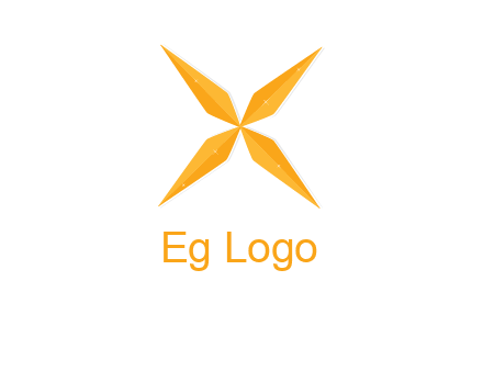 abstract letter X logo