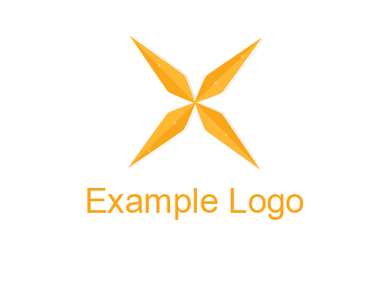 abstract letter X logo