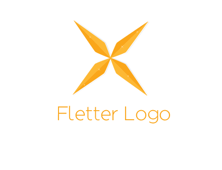 abstract letter X logo