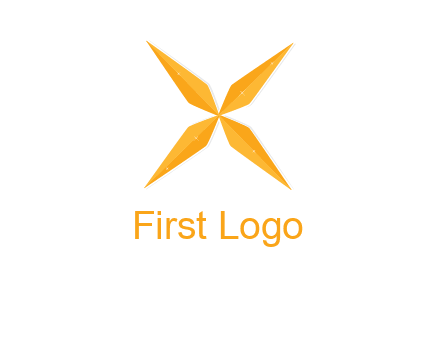 abstract letter X logo