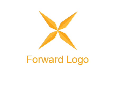 abstract letter X logo