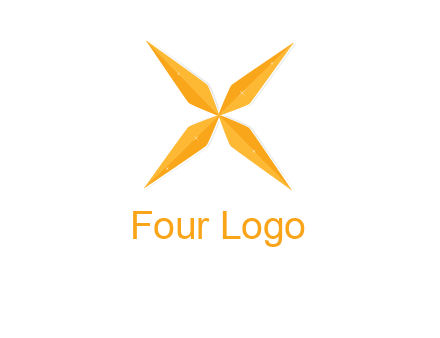 abstract letter X logo