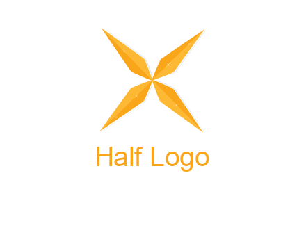 abstract letter X logo