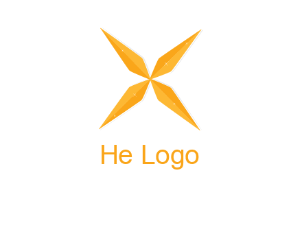 abstract letter X logo