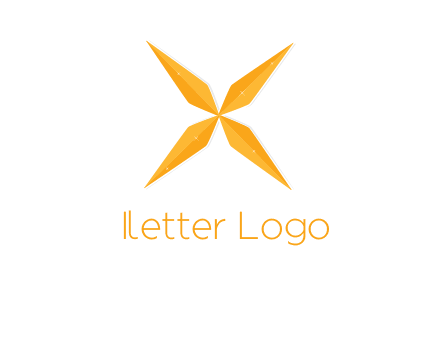 abstract letter X logo
