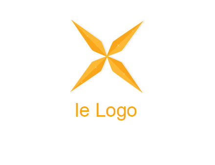abstract letter X logo