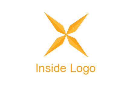 abstract letter X logo