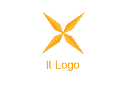 abstract letter X logo