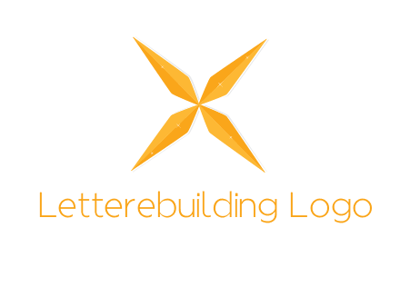 abstract letter X logo