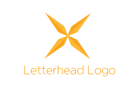 abstract letter X logo