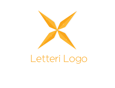 abstract letter X logo
