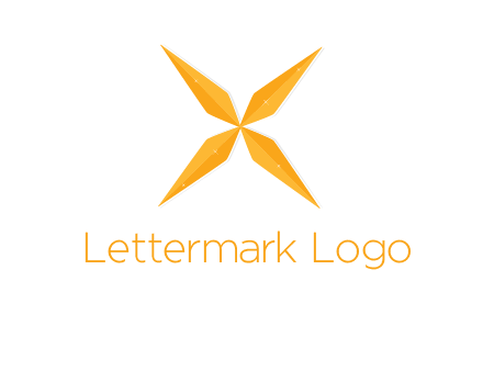 abstract letter X logo