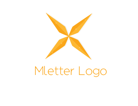 abstract letter X logo