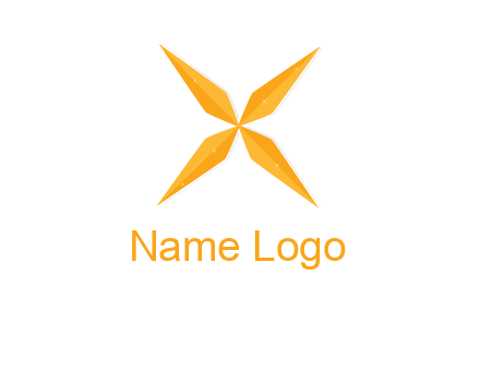 abstract letter X logo