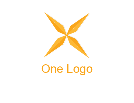 abstract letter X logo