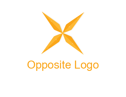 abstract letter X logo