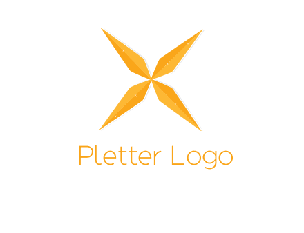 abstract letter X logo