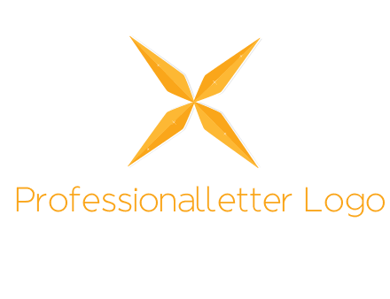 abstract letter X logo