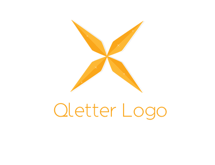 abstract letter X logo