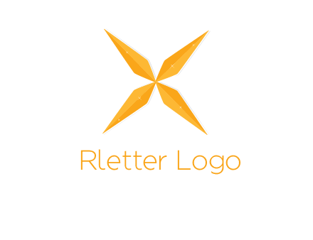 abstract letter X logo