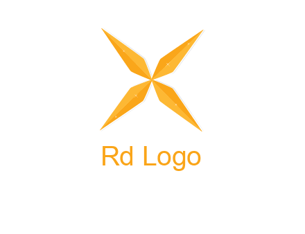 abstract letter X logo