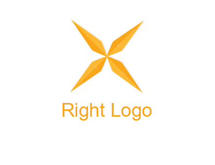 abstract letter X logo