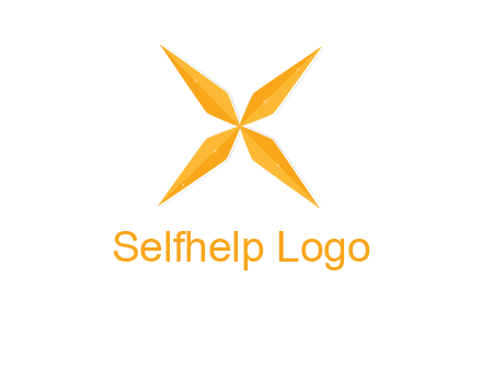 abstract letter X logo