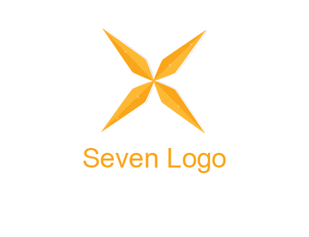abstract letter X logo