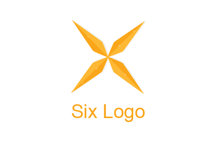abstract letter X logo