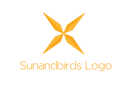 abstract letter X logo