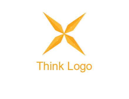 abstract letter X logo