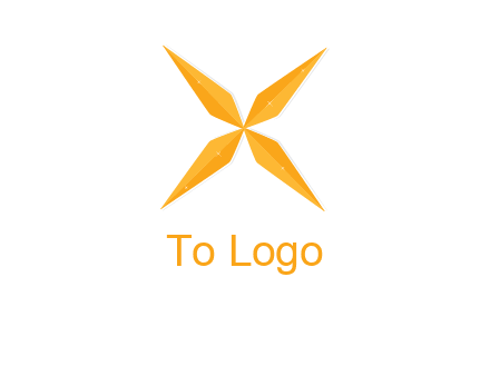 abstract letter X logo